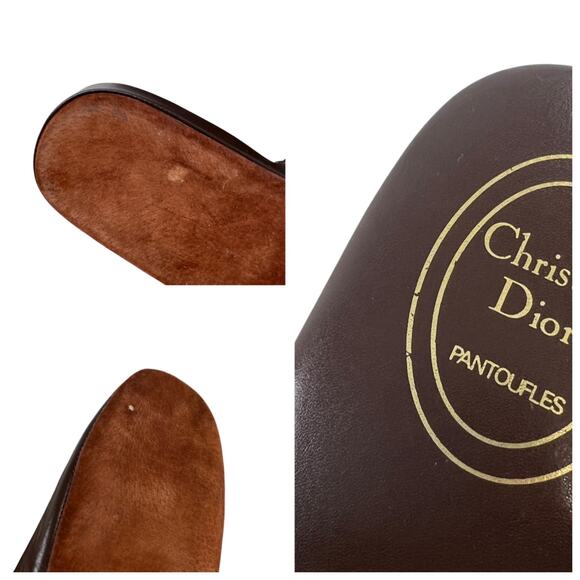 Dior Vintage Trotter Slippers - Picture 7 of 7